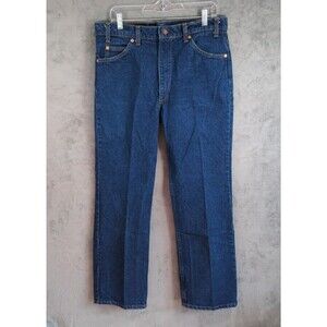 Vtg Orange Tab Levi's 517 Bootcut Jeans Dark Wash Men's 36x30 Paper Tag USA